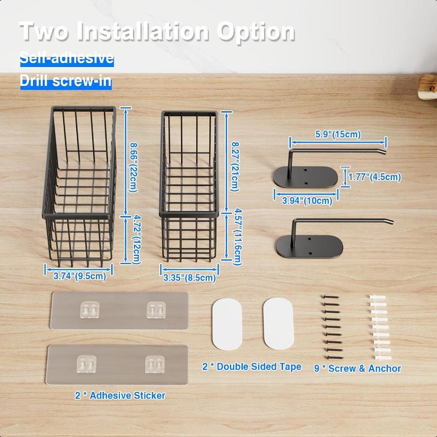 

4 Pack Adhesive Cabinet Door Organizer Lid Organizers Inside Cabinet Food Container Tumbler Lid Organizer and Storage Cup Lids United States