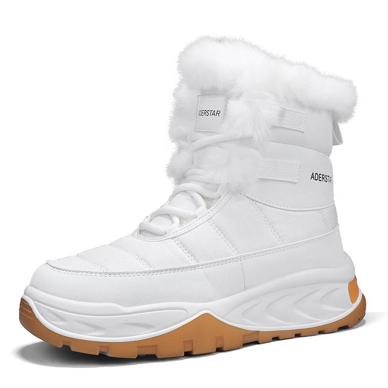 

Winter new men s short boots piled and thickened winter snow boots warm and cold-proof high-top Northeast Mao Mao cotton shoes 44