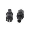 10pcs/set 2 Pin Black DIN Plug Speaker And HiFi Connector Screw Terminals Connector Power Plug Adapters