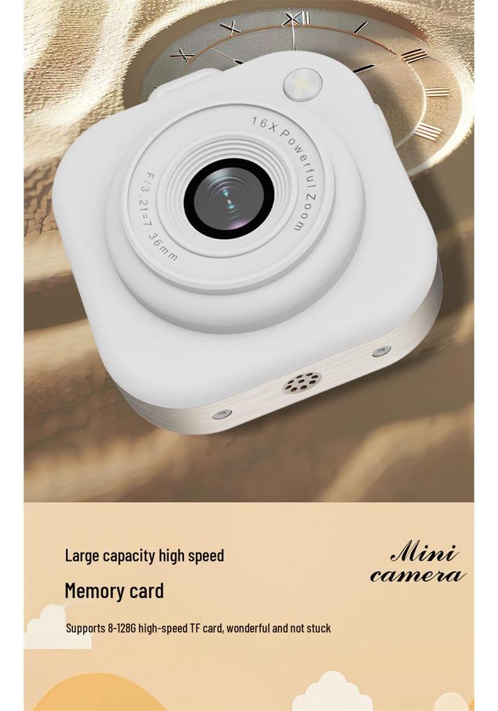 Q16 Mini Digital Camera: 16X Zoom, Video Recording, Fill Light, Portable