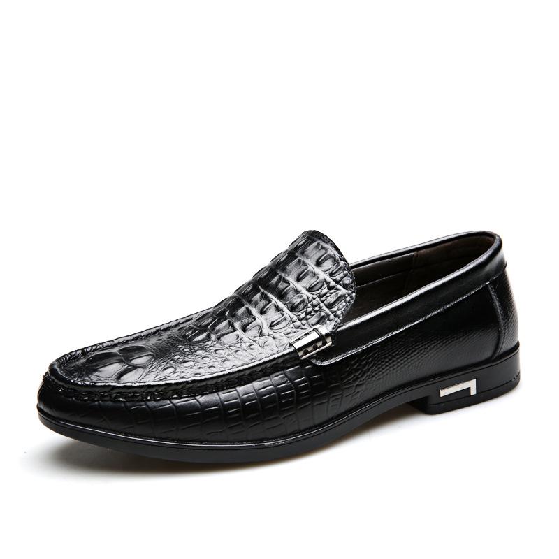 Men S Loafers Shoes 2022 Newest Men S Casual Leather Shoes Fashion  Crocodile Pattern Breathable Men Dress Loafers Soft Moccasins 41