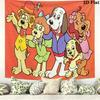 Animated Puppy Pattern Home Decor Tapestry, Wall Hanging, Decorative RV Wall Cloth.MGT0918177