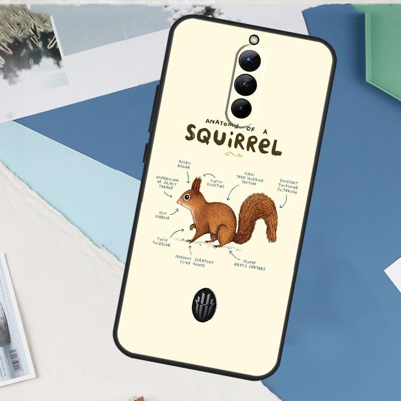 Squirrel Cute Animals Case For ZTE Nubia Red Magic 8S 9S 10S 10 9 8 11 Pro Plus 6 7 6S 7S Pro 5G 6R 10 Air Cover