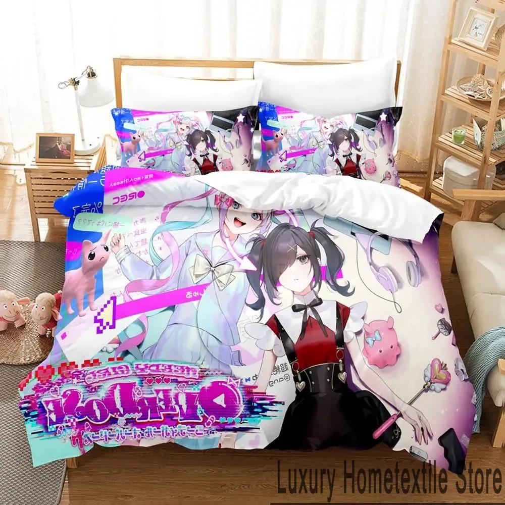SkinFriendly Soft 3D Print Needy Streamer Overload Anime Boys Girls Size Bed Adult Twin Queen King Quilt