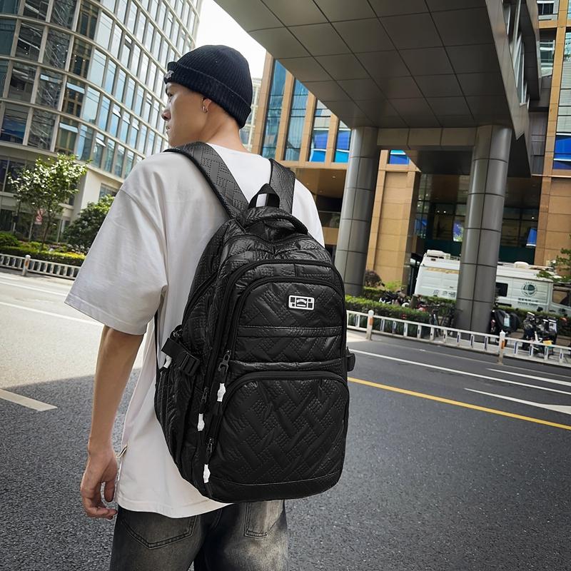 Geantă de școală pentru elevi Rucsac de damă de culoare solidă Rucsac de mare capacitate pentru bărbați