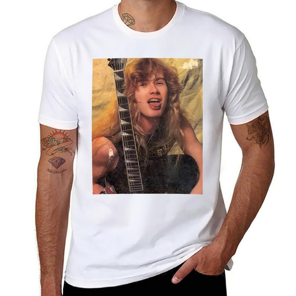 Dave Mustaine Energie T-Shirt Lässig Basic Street Style T-Shirt