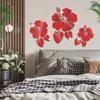 Flower Mirror Wall Stickers Diy Acrylic 3d Decorative Miroir For Home Living Room Bedroom Decor