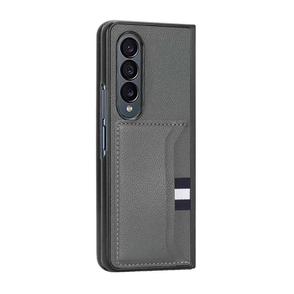 Non -Fingerprint Slim Leather Case For Samsung Galaxy Z Fold4 Fold 4 Fold3 Fold2 Fold 3 2 Non -Slip Cover For Samsung Z Fold4