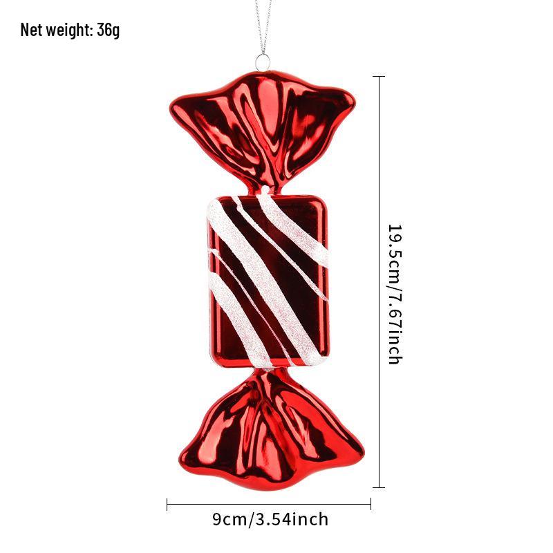 Electroplated Candy Pendants for Christmas Tree Decorations and Photography Props