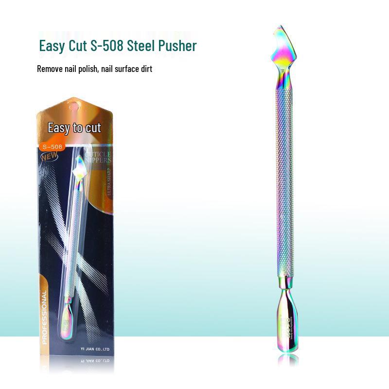 Ultra-Thin Double-Headed Steel Cuticle Pusher for Nail & Hand Care