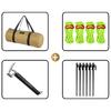 Camping Tent Stakes Bag with Reflective Rope/Peg/Hammer for Tent Tarp Canopys