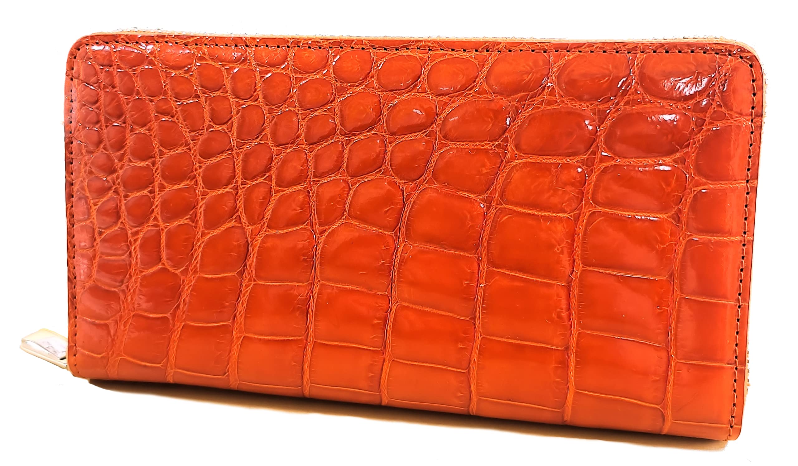 

Кошелек Kyowa из кожи крокодила, Оранжевый