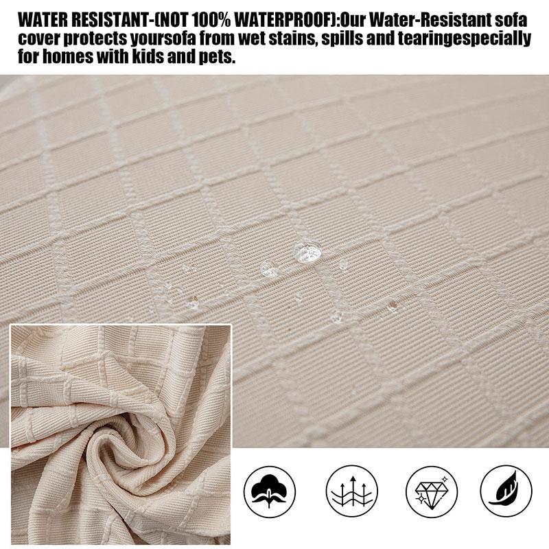 Universal Waterproof Elastic Dining Chair Cover Removable Washable Seat Protector for Home Kitchen Living Room
