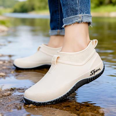 Women's Non Slip Rain Boots Gardening Lightweight Shoes Fashionable Rain Boots
