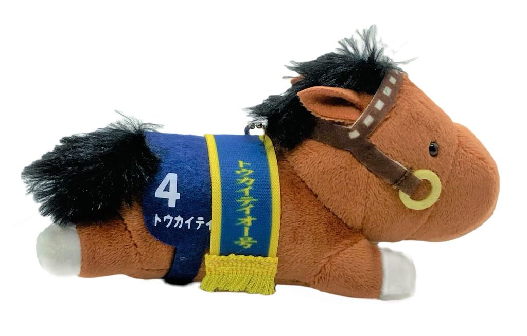 Thoroughbred Collection Lying Down Mascot Ball Chain 12cm Approx. (Tokai Teio)