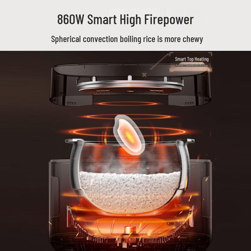 Joyoung 4L Space Technology Low-Sugar Rice Cooker CN Plug (adapter Included)