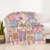 Happy 40th Birthday Celebration Blanket Comfortable Suitable for Livingroom Chair Picnics All-Season Use Modern Gifts For Family Or Friends