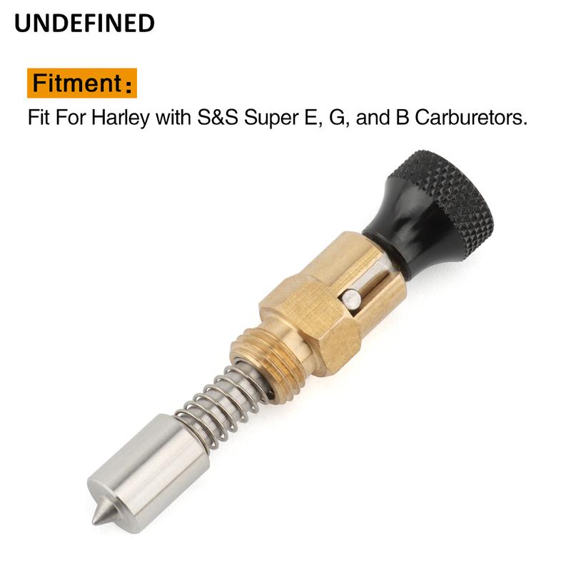 Motorradvergaser Anreicherer Choke Einstellknopf Zubehör Schwarz Chrom Für Harley mit S& S Super E G B Vergasern