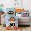 Racing For Gulfs Pillow Covers Cartoon Sofa Decorative Home Double-sided Printing Short Plush Cute Cushion Cover
