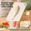 Easy-grip Kitchen Cutting Board Anti-Mildew Double-sided Cutting Board  Food Cutting