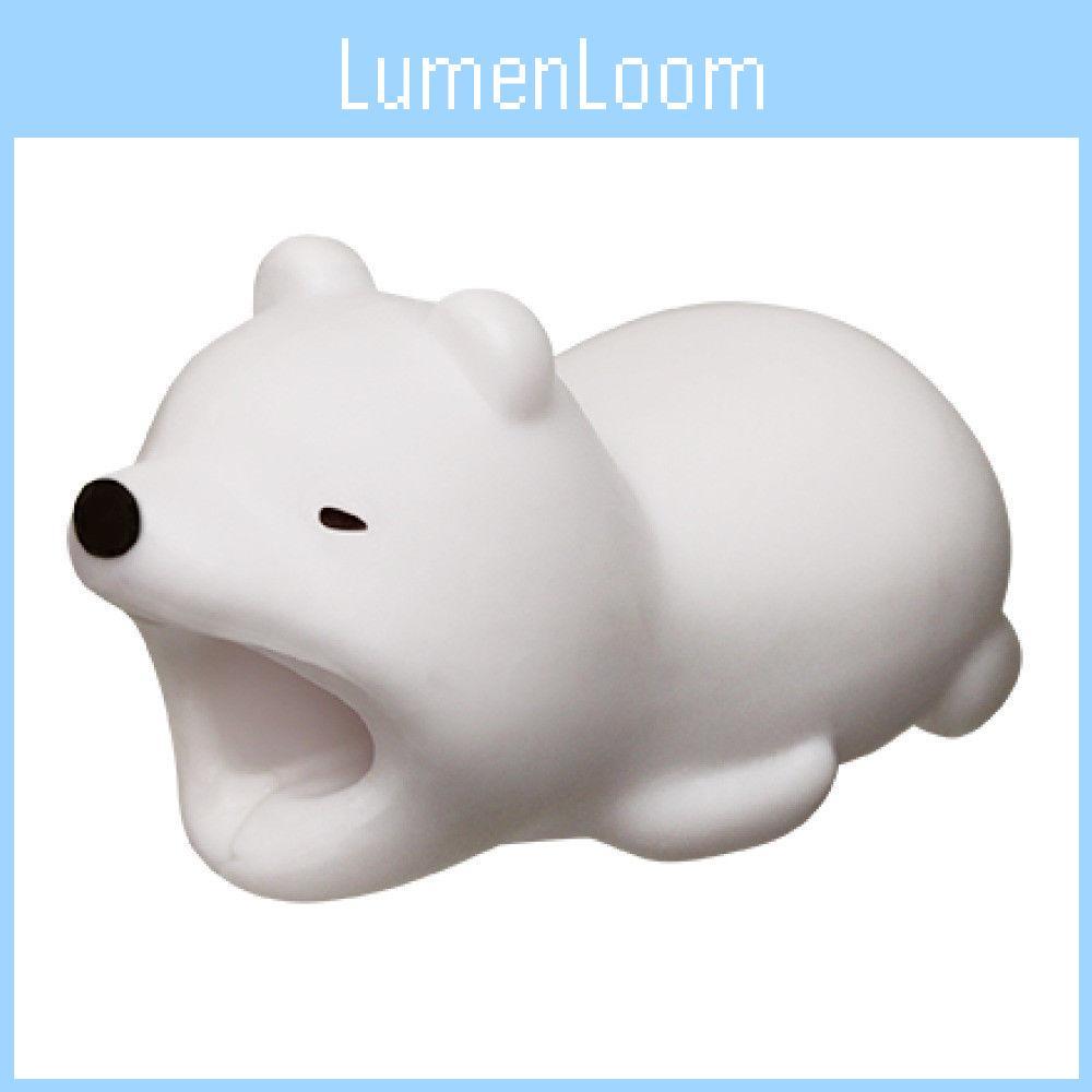 Lovely Animal Bite Cartoon Dinosaur Wire Organizer For Iphone Charging Cable