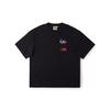 X Angel Chen Collaboration Comfortable Digital Print Short Sleeve T-Shirt Unisex Tops Black LUT0077904DR00FK11000