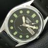 JAPAN VINTAGE REFURBISHED SEIKO 5 AUTOMATIC MENS BLACK DIAL WATCH A444242-1