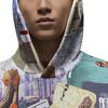 Jordan Felpa Brooklyn Stampa Lettere Outdoor Casual Sportiva Felpa con Cappuccio Uomo Felpe Sail FV7298-133