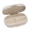 Medicine Organizer Portable Dividing Medicine Planner Box Snap Design Daily Medicine Holder