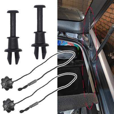 For Skoda Octavia MK3 5E 2018 2017 2016 2015 2014 2013 Car Rear Trunk Parcel Shelf String Clips Holder Pivot Hanger Accessories