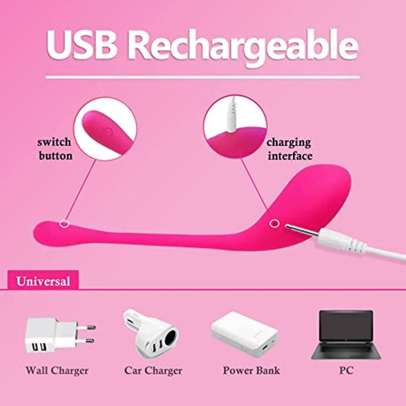 APP Long Distance Bluetooth Remote Control Couple Bullet Vibrator, Upgrade with Music Sync, Partner & Wireless Wearable Stimulator