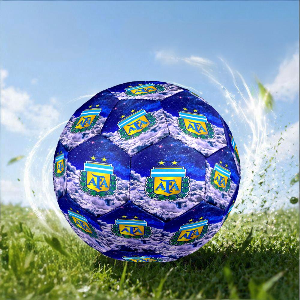 Argentina Football Club Printed Size 5 Soccer Balls, High-Quality, Anti-Slip, Protective Football, A Unique Gift , Birthdays, Christmas Gifts