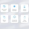 Bezdrátová myš Bluetooth Power Display Svítící nízkošumová ergonomická dobíjecí myš pro domácí kancelářskou hru