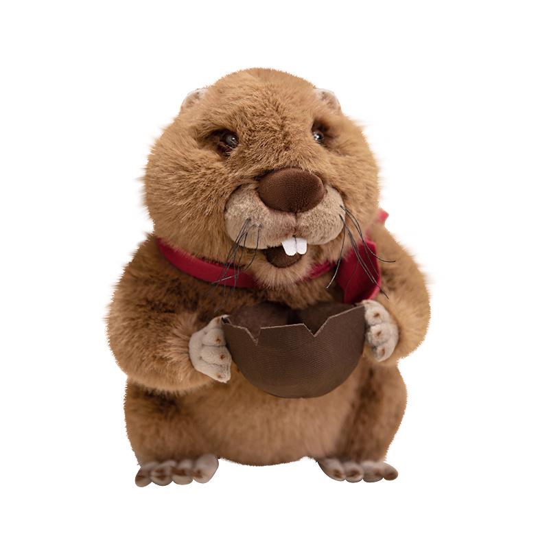 Nezha Reborn Plush Screaming Marmot Cotton Doll - Cute Birthday Gift