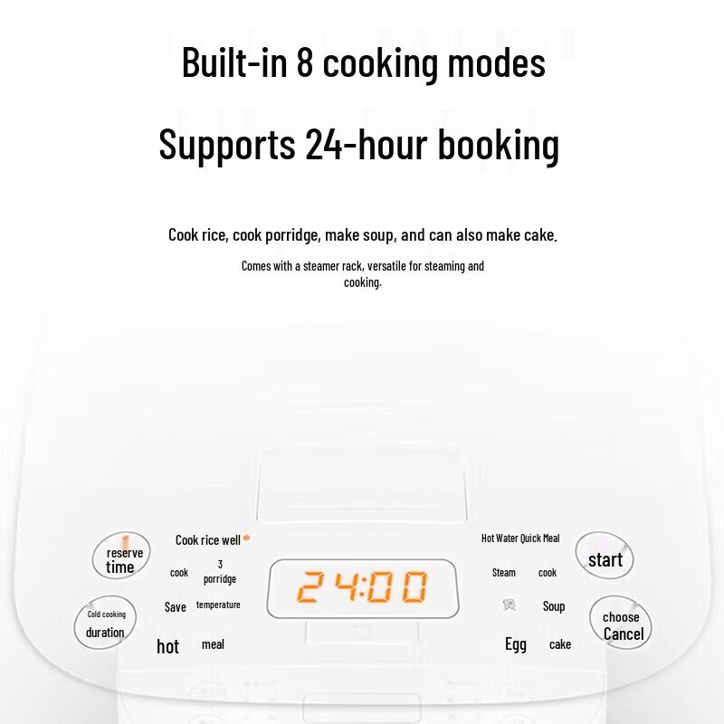 Xiaomi C1 Smart Multi-functional Rice Cooker with Steamer CN Plug (adapter Included)