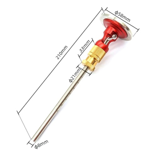 TAMOSH Brass European Style Marking Tool, High-Precision Carpenter Parallel Line Drawer, Tenon Marking Ruler, Durable
