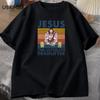 Jesus The Ultimate Deadlifter Gym Working Out Fitness Vintage T Shirt for Men T-shirt Male Cotton Summer Men's T-shirt Clothes