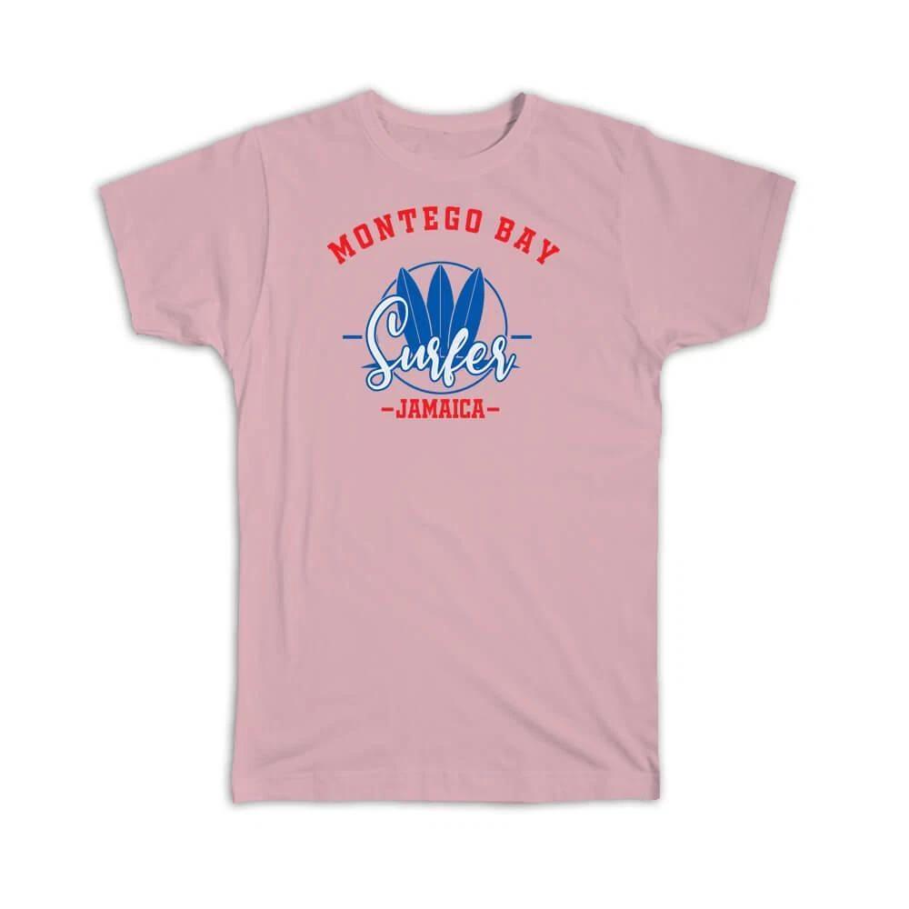 

Gift T-Shirt : Montego Bay Jamaica Surfer Tropical Souvenir Travel S