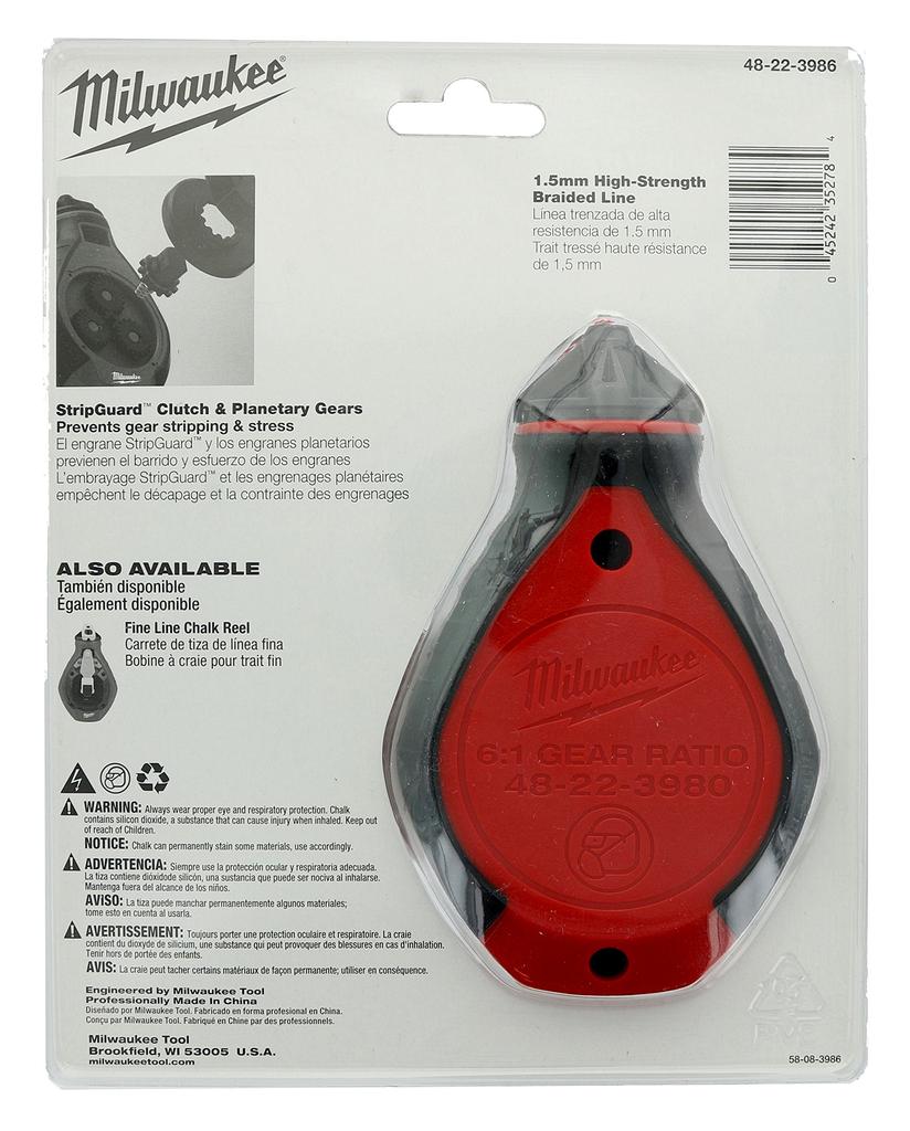 Milwaukee 100 Line Chalk Ft. (Red)