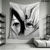 Tokyo Ghoul Wall Tapestry Aesthetic Wall Hanging Printed Fabric Blanket Decorative Tapestries for Bedroom Living Room Home Decor