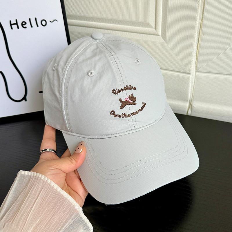 Cap Trendy Baseball With Cartoon Dog And Letter Embroidery Design Outdoor For
