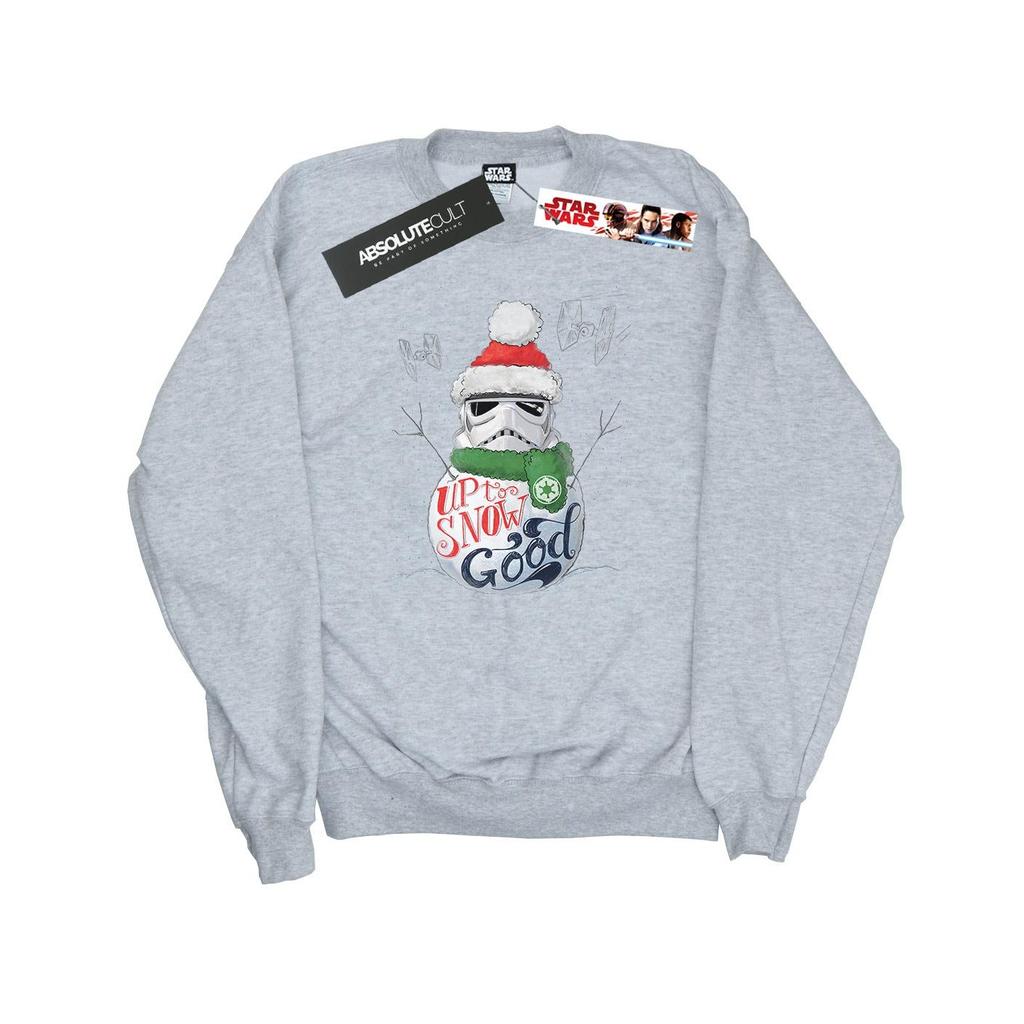 STAR WARS Mens Stormtrooper Up To Snow Good Sweatshirt