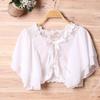 Women's Plus Size Chiffon Shawl Jacket - Short Sleeve Cardigan with Sun Protection