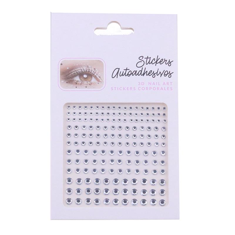 165-Piece Adhesive Rhinestone Stickers for DIY Makeup & Face Painting