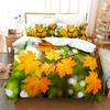 Leaves Bedding Sets Green Plants Duvet Cover Boys Girls Kid‘s Duvet Cover Set King Quilt Cover Bedroom Bed Set Queen Bedding Set