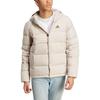 Adidas Solid Color Hooded Long Sleeve Down Jacket With Side Zipper Men Jackets Off-White HY3934