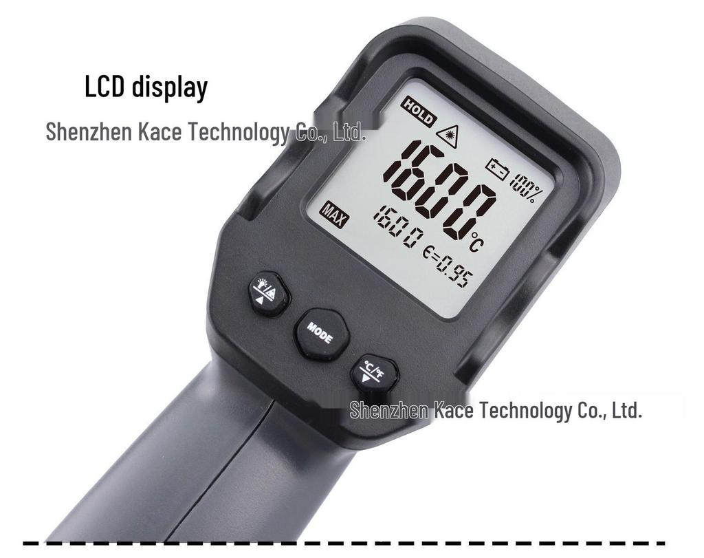 Infrared Thermometer: High-Precision Temperature Gun for Barbecue & Baking (-50 To 1600°C)