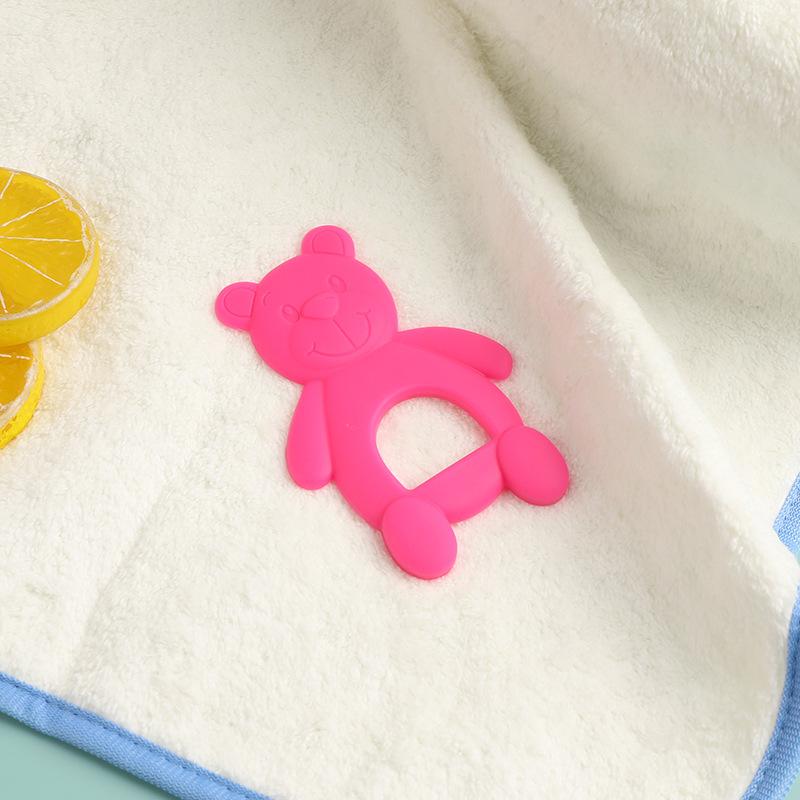 Dětské kousátko Silikonové kousátko Bear Molar Stick Baby Bite