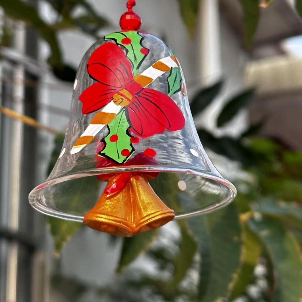Hand-Painted Glass Wind Chimes for Student DIY Projects and Outdoor Decor