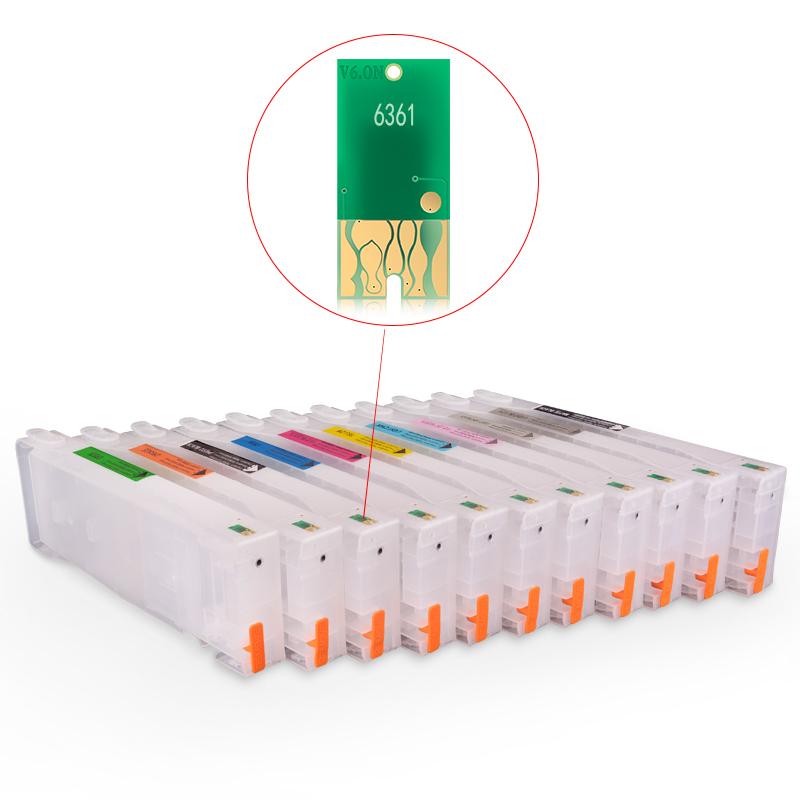T6361-T6369 T636A T636B Cartridge Chip Permanent Chip ARC Chip For Epson Stylus Pro 7700 9700 7890 9890 7900 WT7900 9900 Printer